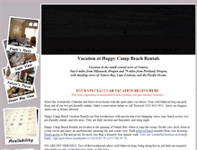 Tablet Screenshot of happycampbeachrentals.com